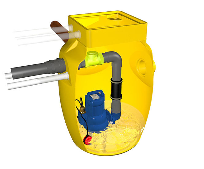 New Foul Sump Pump Chamber - Delta 895