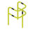 ACP1 - 3-sided column protector, 60mm steel tube x 800mm high 2