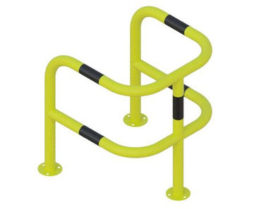 ACP1 - 3-sided column protector, 60mm steel tube x 800mm high