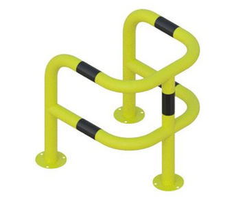ACP2 3-sided column protector, 76mm steel tube x 800mm high