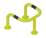 ACP21 - 3-sided column protector, 76mm steel tube x 500mm high