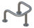 ACP21 - 3-sided column protector, 76mm steel tube x 500mm high 1