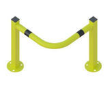 ACP3 - 2-sided column protector, 48mm steel tube x 500mm high - on this page