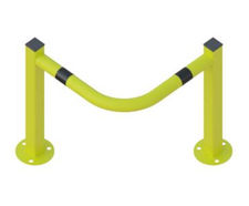 ACP3 - 2-sided column protector, 48mm steel tube x 500mm high