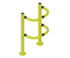 ACP4 - Column Protector Guardrail, 76mm steel tube x 800mm high