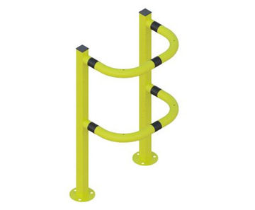 ACP4 - Column Protector Guardrail, 76mm steel tube x 800mm high