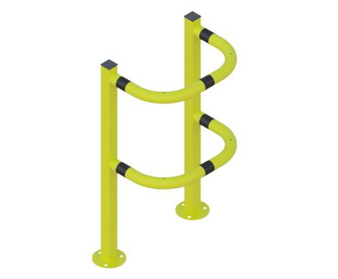 ACP4 - Column Protector Guardrail, 76mm steel tube x 800mm high
