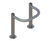 ACP5 - Column Protector Guardrail, square section uprights 1