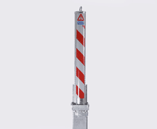 RetractaPost-GL 745 - galvanised steel retractable post