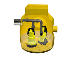 Delta Dual V3 - below-ground packaged sump pump station