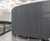 Curved louvred roof screen custom-designed for new foodstore 4