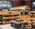 Curved louvred roof screen custom-designed for new foodstore 8