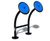 Two Wheel Spinner - outdoor steel gym equipment for upper body exercise 2