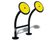 Two Wheel Spinner - outdoor steel gym equipment for upper body exercise 4