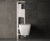 Steel in-wall frames for wall-mounted toilets 0