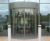 Minimalist curved entrance system, De Soutter Medical HQ 0