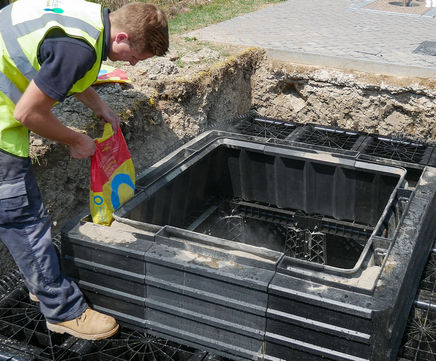 RootForm - recycled HDPE tree root barrier