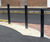 EB400 - slimline MDPE bollard with galvanised steel core 2
