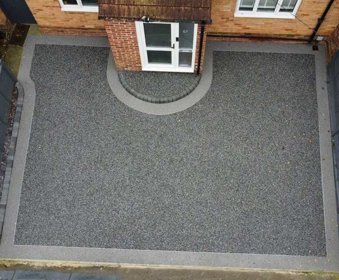 Stonebound resin bound surfacing makeover for property in Kent
