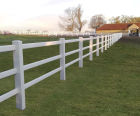 Duralock - recycled PVCu estate safety fencing system