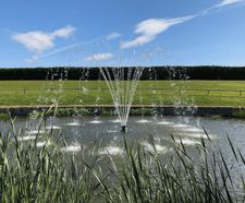SS2 Cluster Arch fountain at Exeter Golf & Country Club