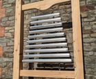 Large outdoor Vertical Metallophone with Timber Frame