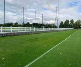 Plastic sports fencing for Leeds United FC training ground