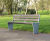 Vistra™ - contemporary recycled plastic and steel seat 1