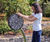 Cyclone - spinning wheel outdoor musical instrument with falling rain sound 1