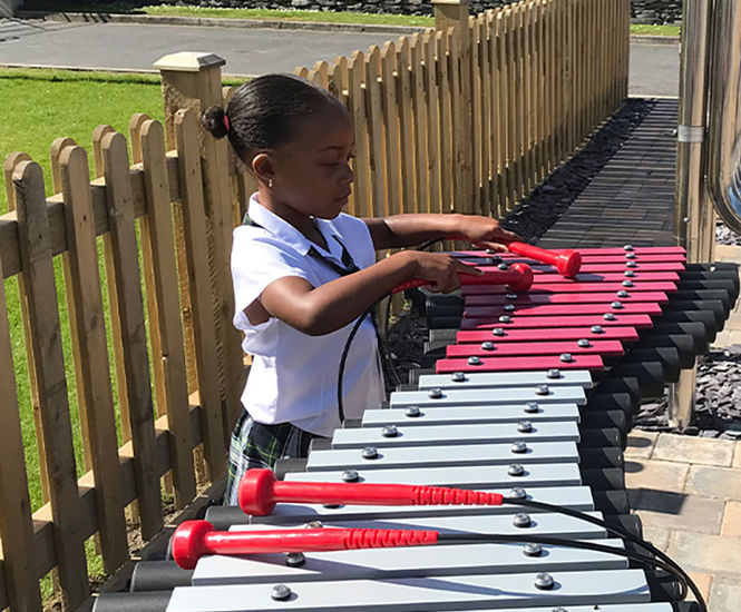 School & Nursery adds Outdoor Musical Instruments to Lessons