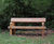 Cranham - green oak hardwood seat (lengths - 1.5, 1.8, 2.5m) 2