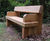 Cranham - green oak hardwood seat (lengths - 1.5, 1.8, 2.5m) 3