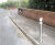 Stainless steel bollards for hotel upgrade and extension 0