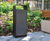 Prax Litter Bin - timber and steel outdoor bin 10