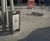 Radium Litter Bin - steel outdoor bin with ashtray for public spaces 2