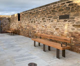 External seating for rejuvenated war memorial - Prestonpans - on this page