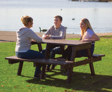 100% Recycled Plastic Standard Picnic Table