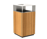 Bespoke timber litter bin – covered - on this page