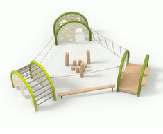 Kobito climbing village Mula multi play and modular play system