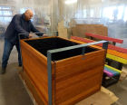 Cerro Aluminium and Hardwood Planter