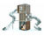 Halo Cubic 3 - 8m-high play tower with slides (42 users) 0