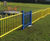 Anti trap bow top playground gate 7