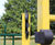 Anti trap bow top playground gate 4
