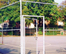 Tennis court fencing