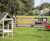 Multi-coloured bow top railings for recreational areas 8