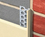 PVCu stop beads for rendering and plastering