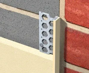 PVCu stop beads for rendering and plastering