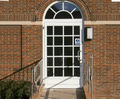 Automatic swing entrance doors - visible drive