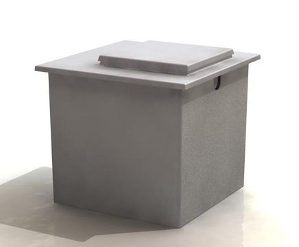 One piece GRP water storage tanks