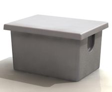 One piece GRP feed and expansion tanks